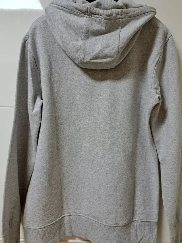 Sudadera Quiksilver Gris Naranja