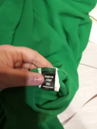 Camiseta verde manga larga