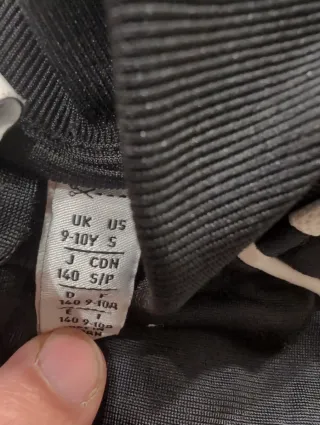 Chándal Adidas Negro y Blanco Talla 9-10