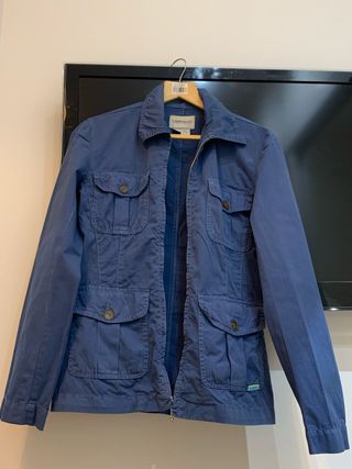 Chaqueta azul Trafaluc