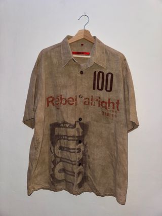 Camisa Lino Vintage Signum Talla L