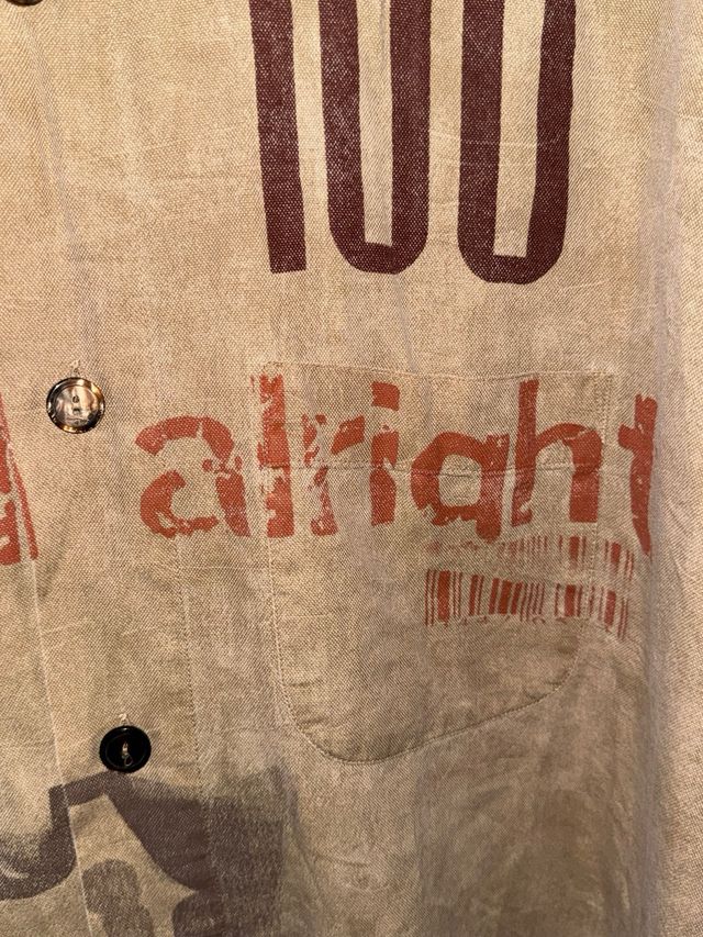 Camisa Lino Vintage Signum Talla L