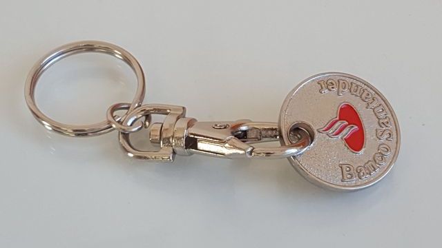 Portachiavi Banco Santander