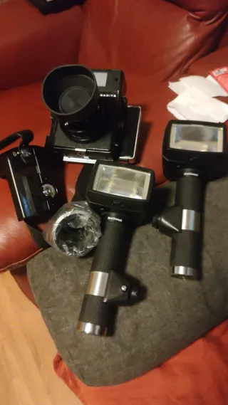 Cámara Mamiya Universal Polaroid Negra