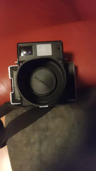 Cámara Mamiya Universal Polaroid Negra