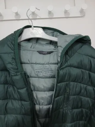 Chaqueta plumas ultra light verde