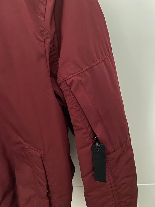 Chaqueta bomber burdeos hombre Lefties talla S