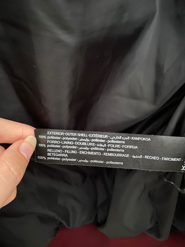 Chaqueta bomber burdeos hombre Lefties talla S