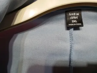 Americana SHEIN azul Talla XXXL