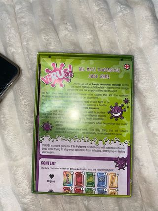Juego de cartas Virus!