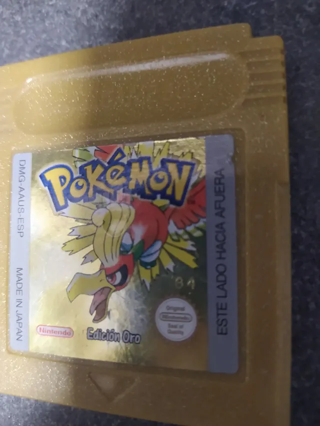 Pokémon Edición Oro Game Boy Nintendo