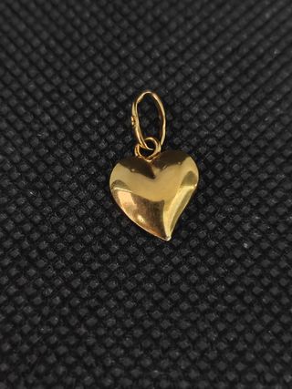 Colgante oro 18k corazón liso. 051-03-00453