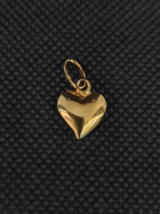 Colgante oro 18k corazón liso. 051-03-00453