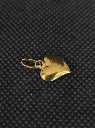 Colgante oro 18k corazón liso. 051-03-00453