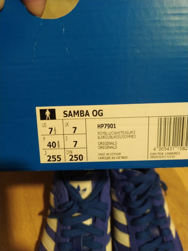 Deportivas Adidas Samba Piel Unisex Talla 40 2/3