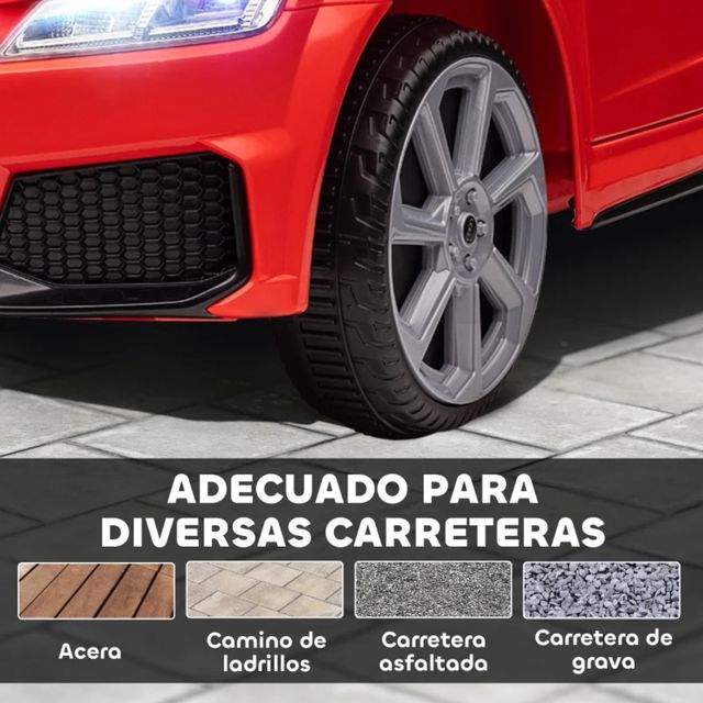 Carro Elétrico Infantil Audi TT Roadster Vermelho