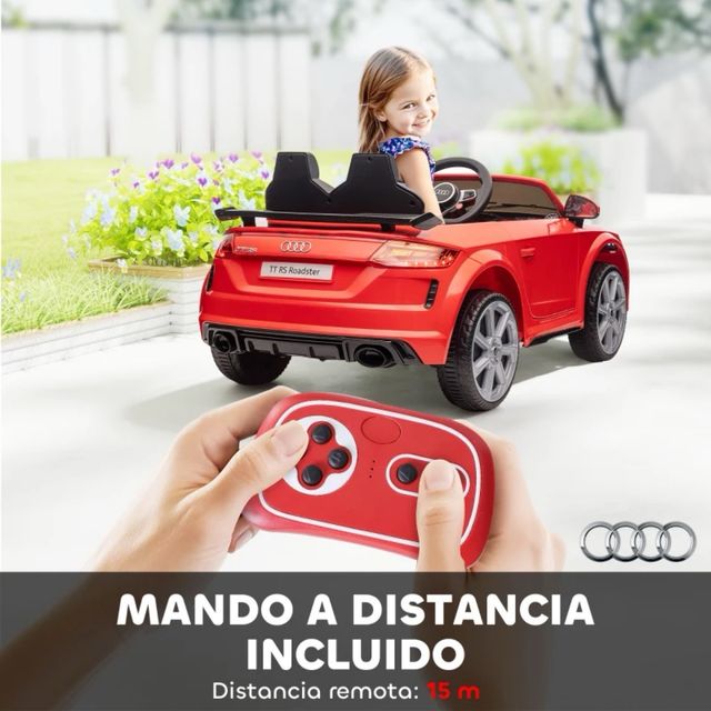 Carro Elétrico Infantil Audi TT Roadster Vermelho