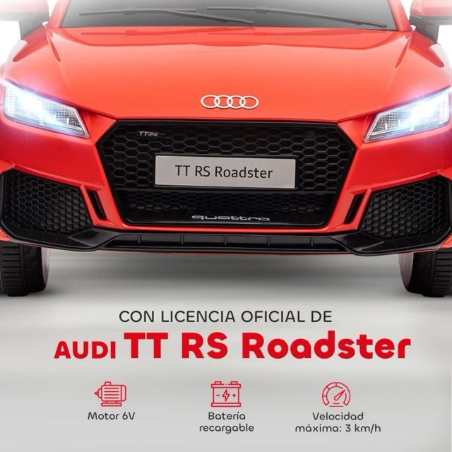 Carro Elétrico Infantil Audi TT Roadster Vermelho