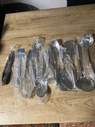 Set di utensili da cucina in acciaio inossidabile