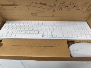 Teclado y Ratón Inalámbrico HP Blanco