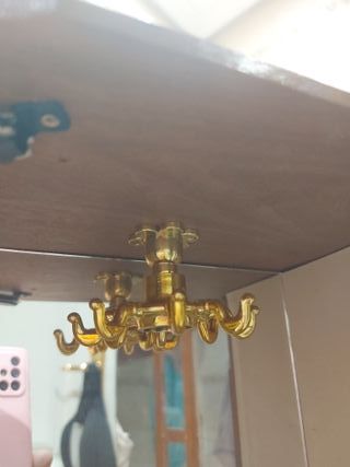 Armario Joyero Madera y Dorado