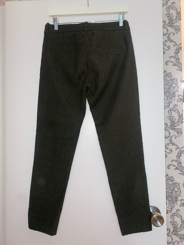 Pantalones Mango Verde Oliva