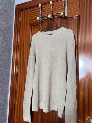 Jersey de punto beige