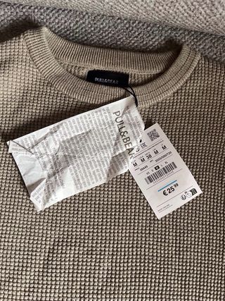 Jersey de punto beige