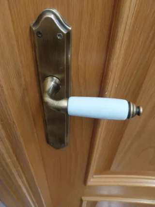 Puerta interior de roble