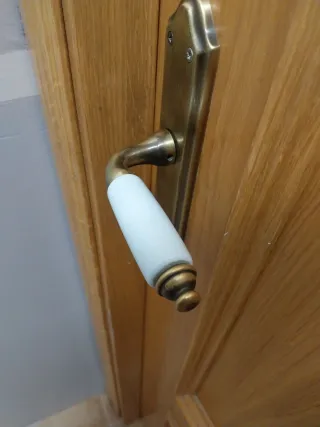 Puerta interior de roble