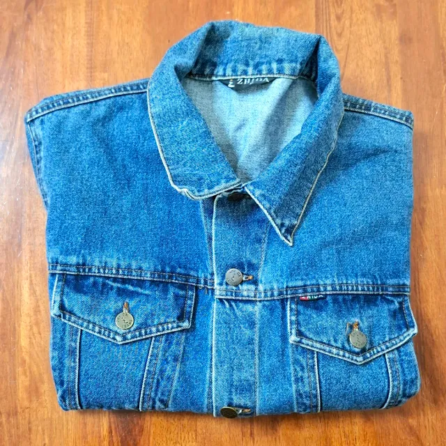 Giubbino Jeans blu denim XL