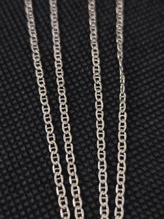 Cadena de plata 925 forzada con barra051-01-00426