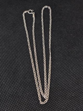 Cadena de plata 925 forzada con barra051-01-00426