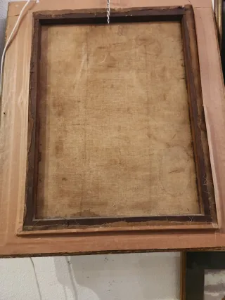 Cuadro antiguo óleo lienzo