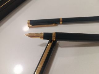 Set Pluma y Bolígrafo Andreas Negro/Dorado