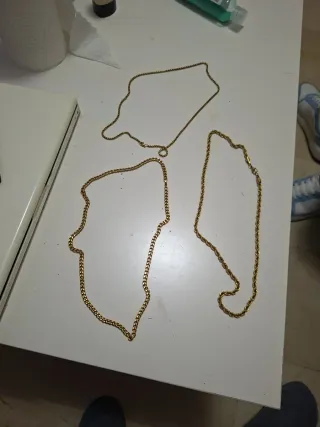 Cadenas doradas varias