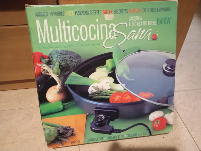 Multicocina Sana Eléctrica 1500W 40cm