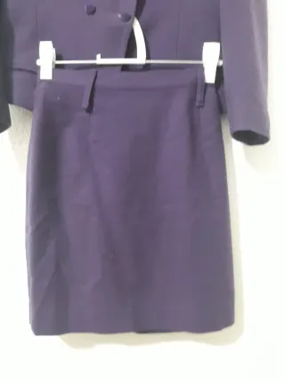 Conjunto de traje morado para mujer