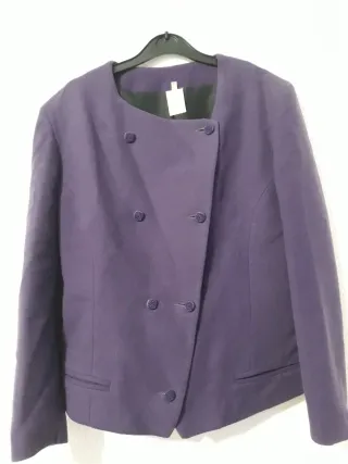 Conjunto de traje morado para mujer