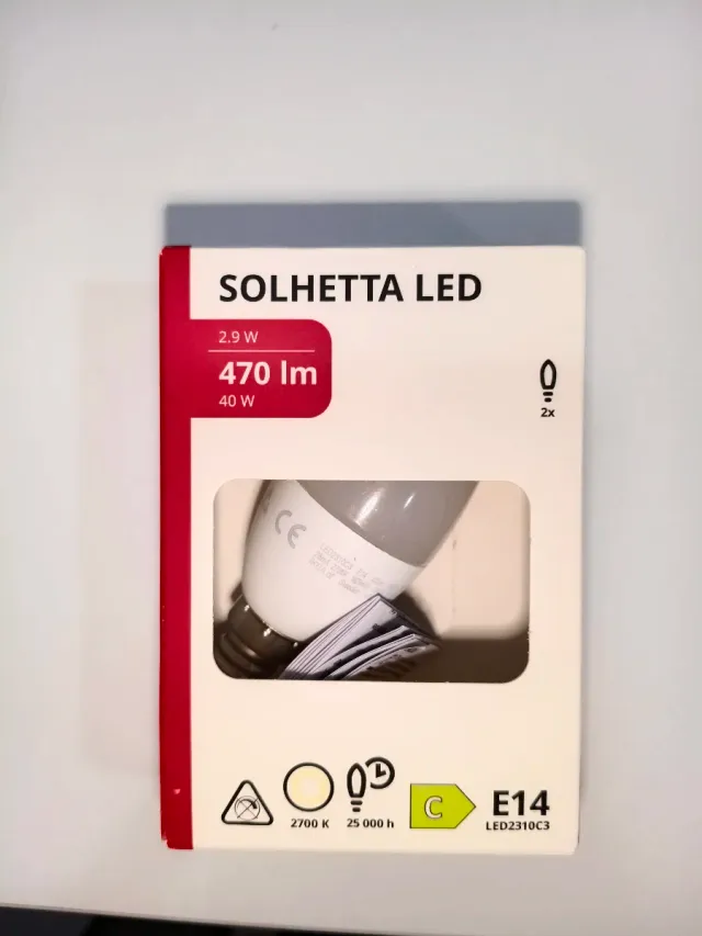 Bombilla LED IKEA SOLHETTA 2.9W 470lm