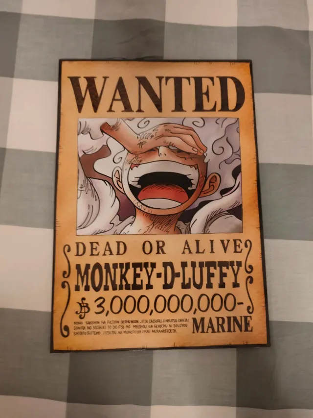 Cartel Wanted Monkey D. Luffy