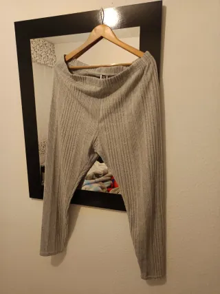 Conjunto pantalón gris mujer