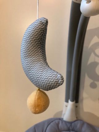 Espreguiçadeira Baloiço elétrica Vertbaudet Cinza