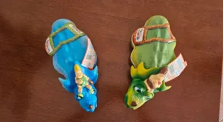 Scatole latta Kinder Sorpresa dinosauri