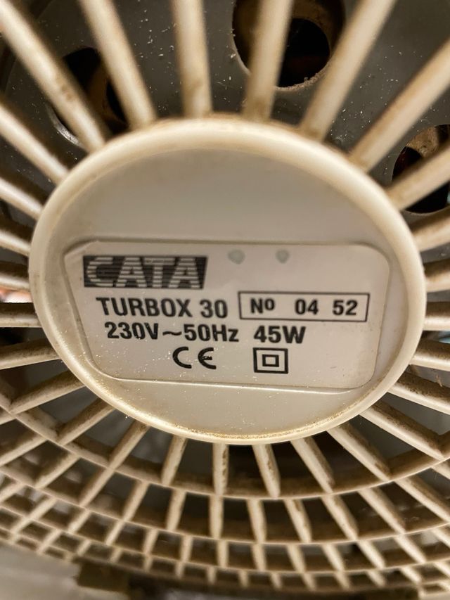 Ventilador Cata 45W Bege