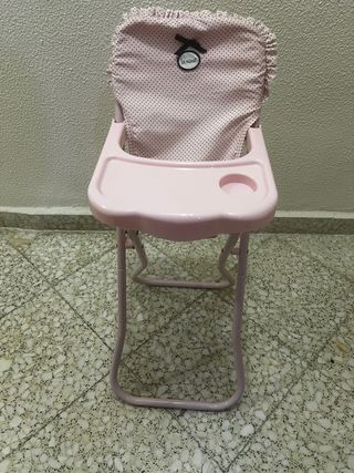 Trona de juguete rosa