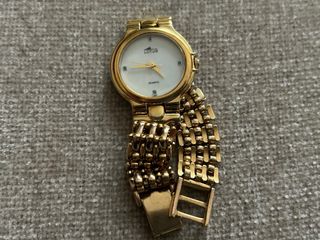 Reloj Lotus Mujer Dorado y Blanco