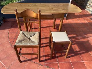 Mesa de cocina extensible madera