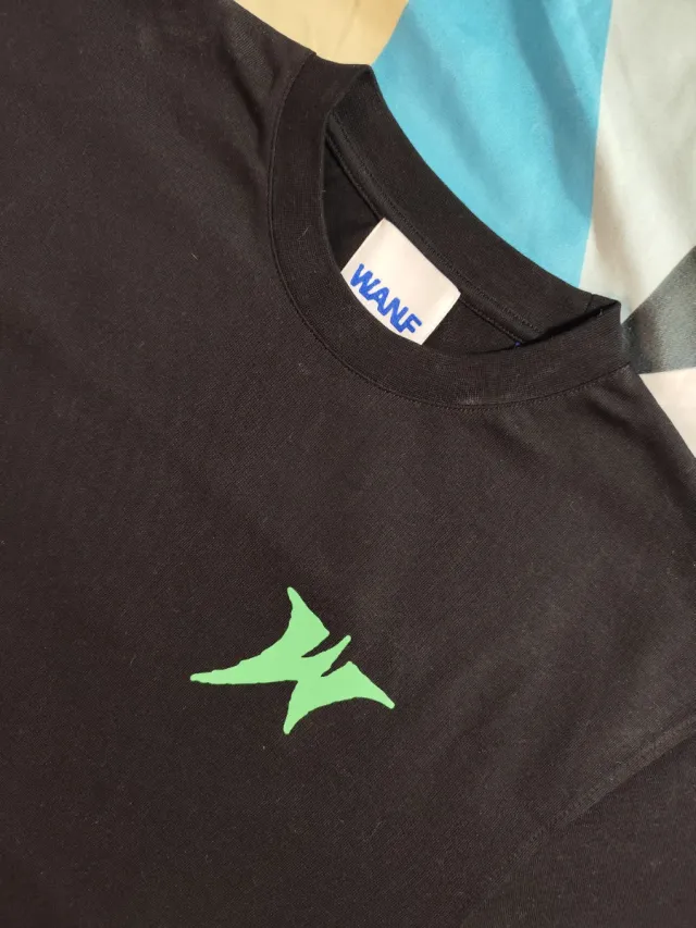 Camiseta Negra WANF Streetwear