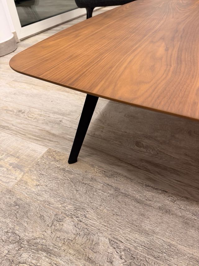 Mesa de centro madera nogal